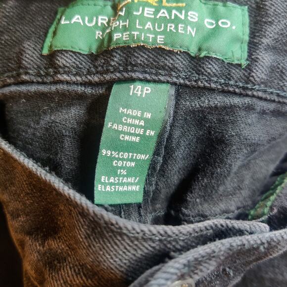 Lauren Ralph Lauren Women's Black Boot Cut Jeans - Picture 7 of 14